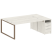 Рабочая станция Metal System Style БО.РС-СТП-2.5 2212x1475x750 (Дуб Наварра/Серый металл)