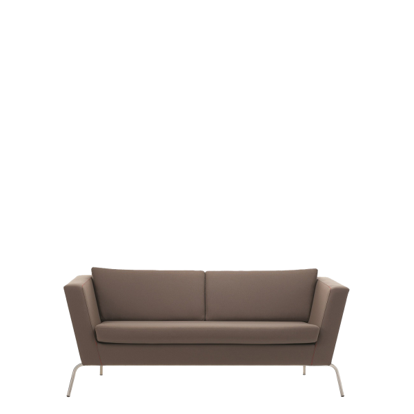 Диван офисный Барк (V-30) 2-х местный (Коричневый)