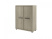 Шкаф двухсекционный Vestar Z-32-12 1232x500x1538 (Дуб Галифакс белый/Бетон Чикаго)