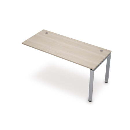 6МБК.6189 Линейная бенч-система, конечный модуль (1400x800x750) (Шамони светлый/Алюминий матовый)