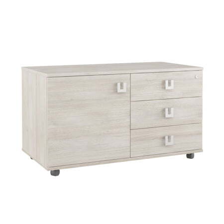 Приставка тумба в каби руководителя SOL297200 1100x550x630 (Дуб светлый Solid)