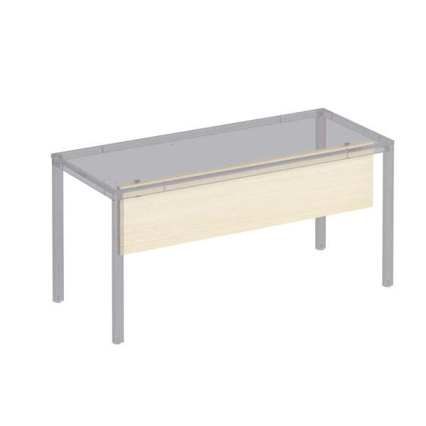 Экран стола защитный (ДСП) с кронштейнами для столов на  160 Комфорт МП2 К 814 1600x0x0 (Дуб шамони светлый)