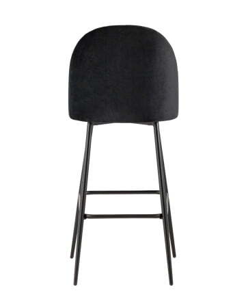 Стул барный Марсель велюр черный (Стул барный Марсель черный)