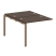 Проходной наборный элемент рабочей станции Metal System Style БП.ПРС-СП-2.1 1000x1475x750 (Дуб Наварра/Серый металл)
