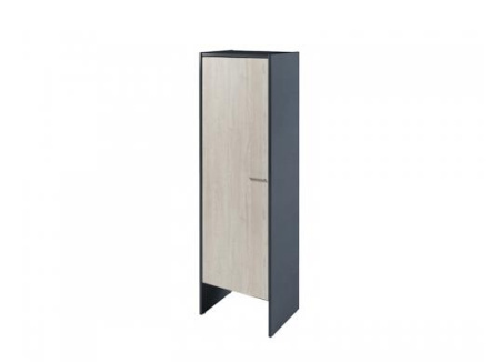Шкаф для одежды Инновация I-721 600х440х1940 (Акация Морава/Антрацит)