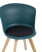 Стул Blossom с подушкой темно-бирюзовый (Стул пластиковый Blossom темно-бирюзовый)