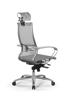 Кресло для руководителя Метта Samurai L2-5K - TS /Kc00/Nc00/K2cL/H2cL-3D(M06.B31.G04.W03) (Белый)