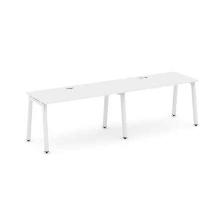 Рабочая станция 1 сторонняя SN-5A.ORS-022 (2360х800х750) (Белый/Металл Белый)