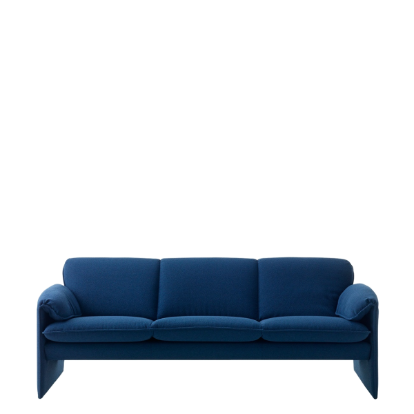 Диван офисный Инфинити (М-09) 3-х местный (Синий)