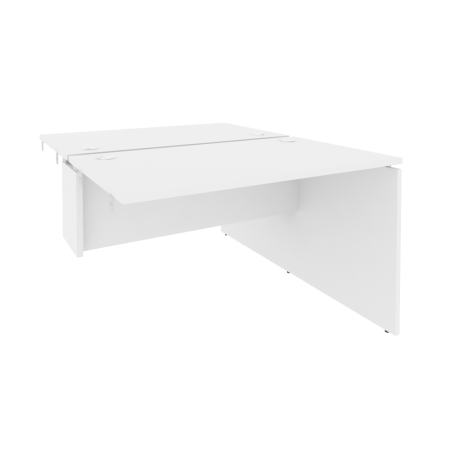 Стол-приставка двойной к опорным элементам Onix O.D.SPR-2.7 1180x1475x750 (Белый Бриллиант)