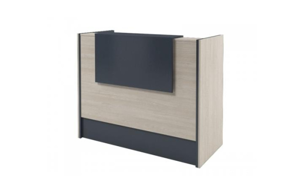 Рецепция прямая Инновация I-86 1430х645х1151 (Акация Морава/Антрацит)