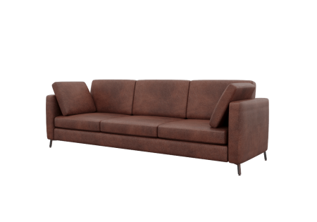 Диван трехместный BRS-3 (Magic 21/Металл Черный)