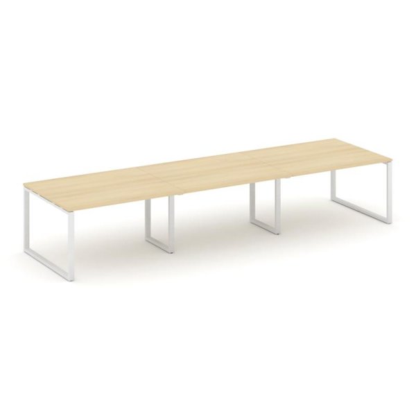 Стол переговорный SN-6O.SPRG-054.3 (4740х1180х750) (Акация Лорка/Металл Белый)