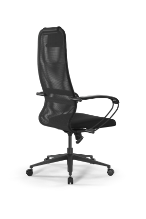 Кресло для руководителя Метта Sit 8 B1-8K - X1+UMF(X1) /Uh00/Wh00/K1bL(M09.B11.G19.W02) (Темно-серый | Черный)