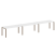 Рабочая станция на 3 раб. места Metal System Style БП.СМ-3.4 4800x720x750 (Дуб Наварра/Серый металл)