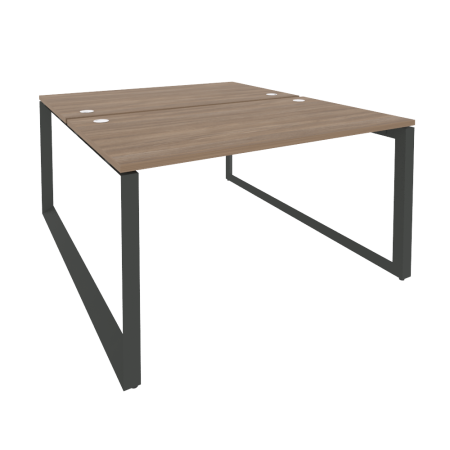 Рабочая станция на О-образном м/к Onix O.MO-D.RS-2.3.8 1380x1635x750 (Дуб Аризона/Черный металл)