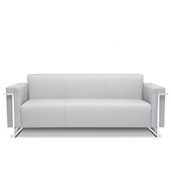 Детройт диван 3-х местный (Экокожа Domus White)