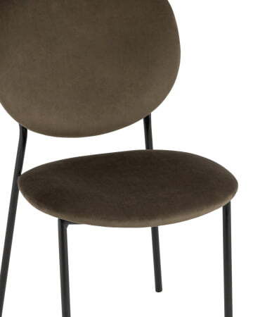 Стул Стенли велюр коричневый (Стул Стенли коричневый)