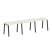 Рабочая станция на 3 рабочих места на А-образном м/к Metal System Style БА.СМ-3.1 3000x720x750 (Дуб наварра/Серый металл)