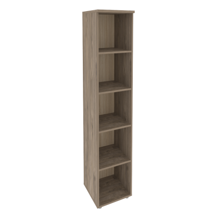 Стеллаж высокий узкий Onix O.SU-1 400x420x1977 (Тиквуд Темный)