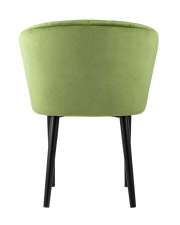 Стул с подлокотниками Нейтон велюр травяной (Стул Нейтон травяной)