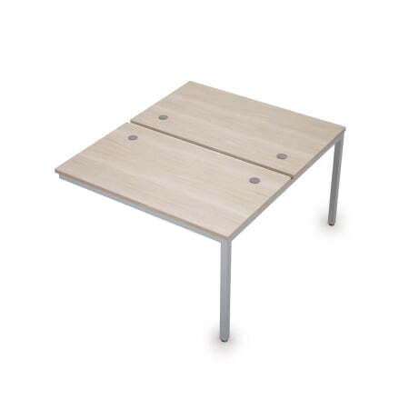 6МБК.278 Сдвоенные бенч-системы, конечный модуль (1200x1435x750) (Шамони светлый/Алюминий матовый)