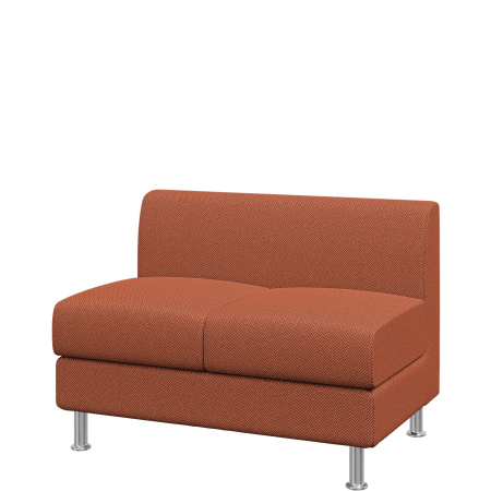 Диван Домино. Модуль 2-местный. (Модуль 2-местный sweet_orange)