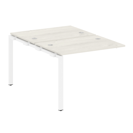 Проходной наборный элемент рабочей станции Metal System Style БП.ПРС-СП-2.1 1000x1475x750 (Дуб Наварра/Белый металл)