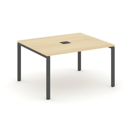 Стол переговорный SN-6P.SPRG-032 (1180х1180х750) (Акация Лорка/Металл Антрацит)