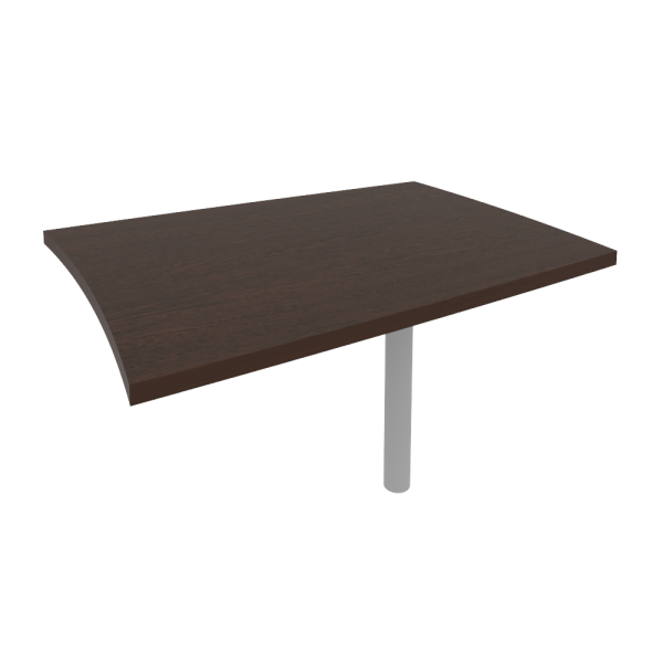 Брифинг-приставка опора в комплекте First KB-1 900x1200x765 (Венге)