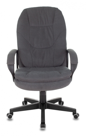 Кресло руководителя CH-868N Fabric серый Alfa 44 крестов. пластик (Серый)