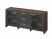 Тумба для документов Festus FI-13-02.G 1804x460x806 (Хромикс Белый/Камень Пьетра Гриджиа черный)