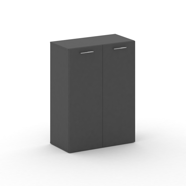 Шкаф широкий средний Cross CRU.ST-202 (896x460x1202) (Базальт UM)