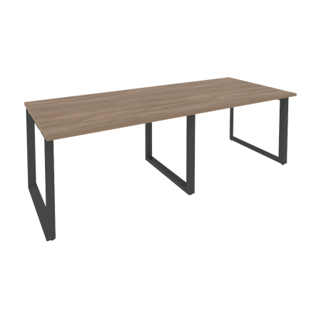 Стол переговорный Onix O.MO-PRG-2.2 2360x980x750 (Дуб Аризона/Черный металл)