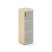 Шкаф средний узкий SN.STU.E-206(R) (400х400х1203) (Антрацит/Тиквуд Светлый/Сатин)
