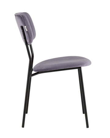 Стул Бандо велюр пыльно-сиреневый (Стул Бандо пыльно-сиреневый)
