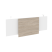 Царга стола руководителя Onix O.M-CSR-3 1140x450x54 (Дуб Аттик/Белый)
