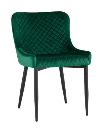 Стул Ститч велюр изумрудный (Стул Ститч изумрудный)