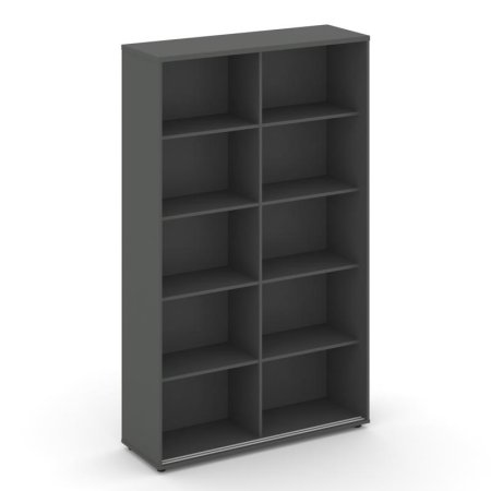 Шкаф-купе с полками SN.SHK.E-001 (1200х400х1982) (Антрацит)