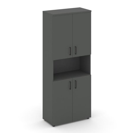 Шкаф высокий широкий SN.STS-107 (796х400х1982) (Антрацит)