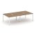 Рабочая станция 2-х сторонняя SN-5P.DRS-032 (2360х1232х750) (Тиквуд Светлый/Металл Антрацит)
