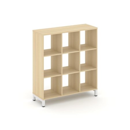 Каркас стеллажа 3 яруса SN.KS-330 (1121х400х1248) (Акация Лорка/Металл Белый)