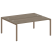 Рабочая станция Metal System Style БП.РАС-СП-2.5 1800x1475x750 (Дуб Наварра/Серый металл)