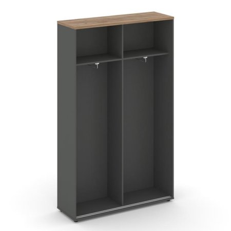 Шкаф-купе для одежды SN.SHK.E-003 (1200х400х1982) (Антрацит/Дуб Табак)
