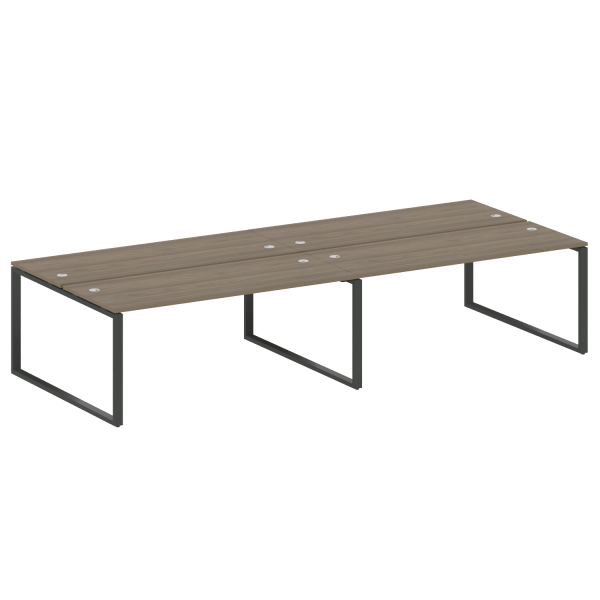 Рабочая станция Metal System Style БО.СМ-4.5 3600x1475x750 (Вяз/Антрацит металл)