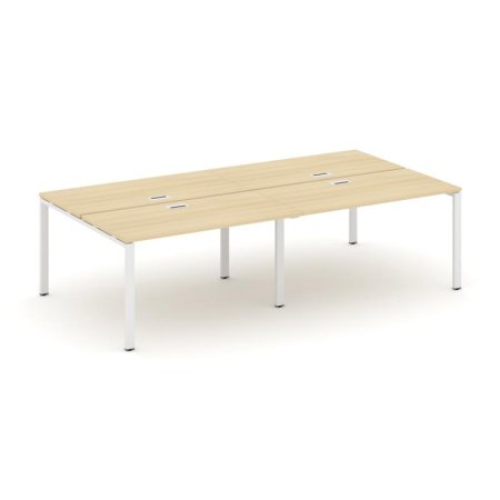 Рабочая станция 2-х сторонняя SN-6P.DRS-032 (2360х1232х750) (Акация Лорка/Металл Белый)