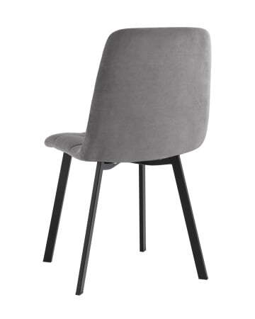 Стул Oliver Square велюр темно-серый (Стул Oliver темно-серый)