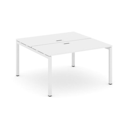 Рабочая станция 2-х сторонняя SN-5P.DRS-001 (980х1232х750) (Белый/Металл Белый)