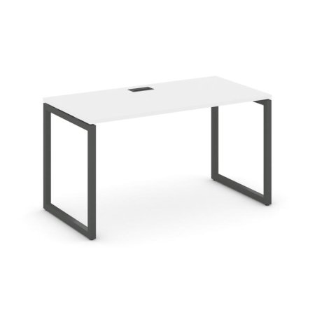 Стол письменный SN-4O.SP-021 (980х800х750) (Белый/Металл Антрацит)