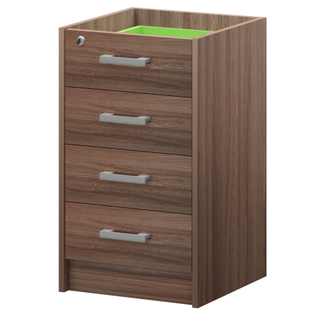 Корпус тумбы приставной Арго АТ-05 440x450x740 (Темный шимо)